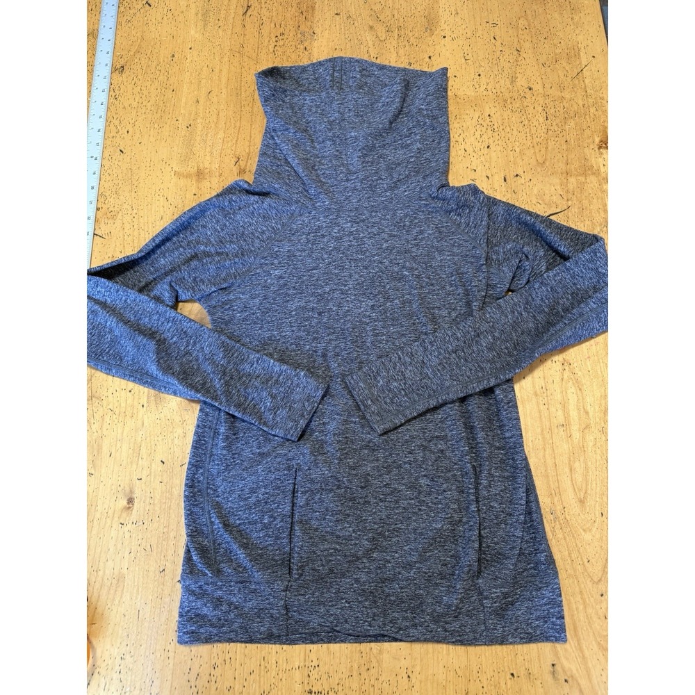 Lululemon Make a Move Long Sleeve Top Women S Heathered Grey Performance Stretch